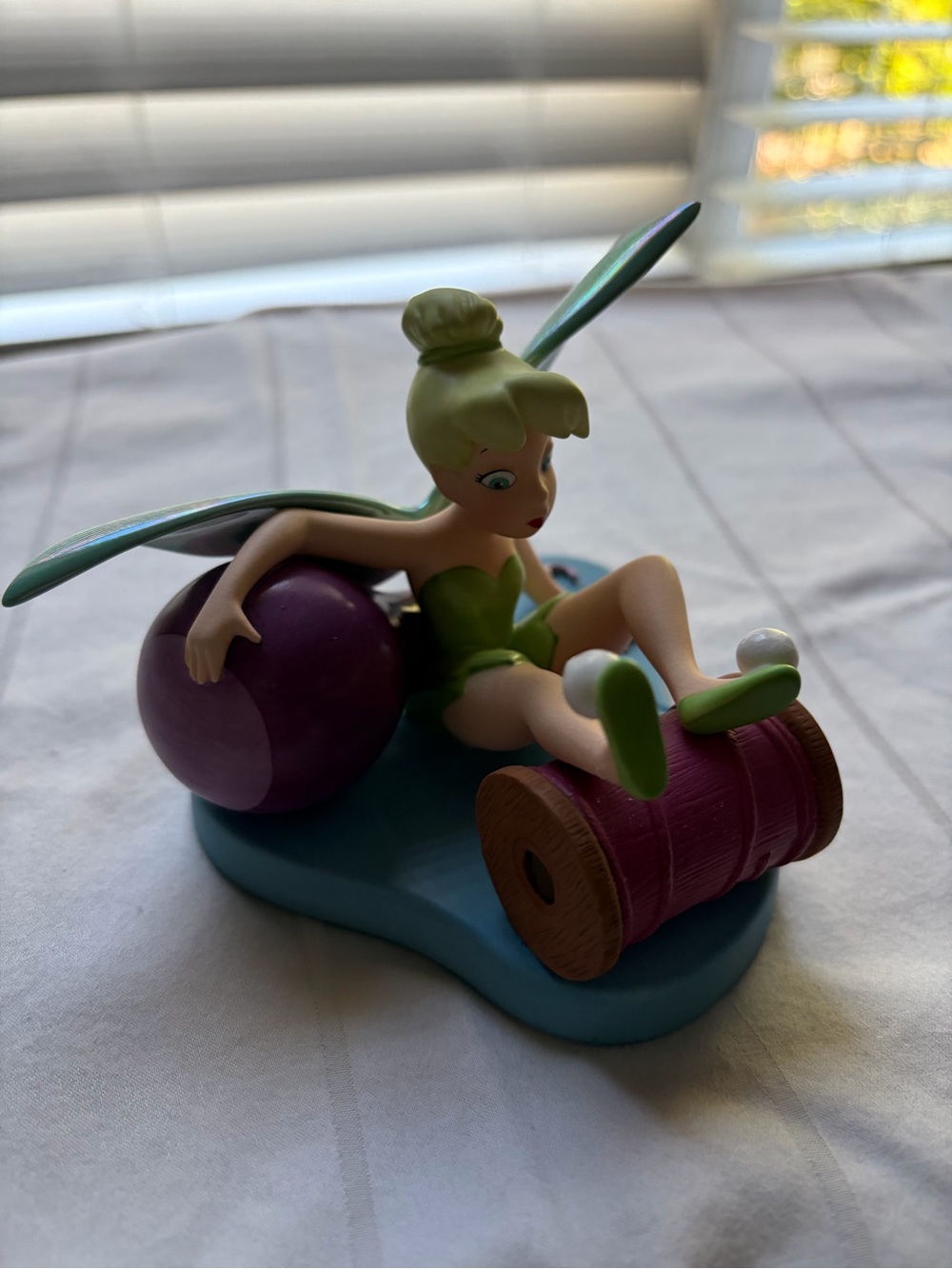 Walt Disney classic collections. Two piece set with Tinker Bell and her base.